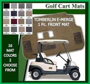 Tomberlin EMerge E-Merge Golf Cart Floor Mat One PC Front Mat - 16 Colors Avail - Picture 1 of 6