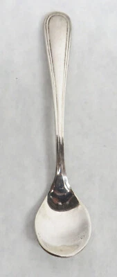 CUCHARA DE SAL VINTAGE WEBSTER PLATA ESTERLINA 3" Foto 1 de 3