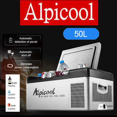 Alpicool 50L/ 40L/ 30L Car Fridge -20℃ Camping Picnic Travel Refrigerator Cooler • 258.52€