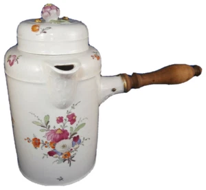 Set for 8 18thC Fuerstenberg Porcelain Chocolate Porzellan Schokoladen Service - Picture 1 of 11