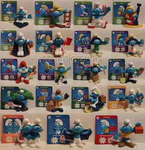 EINZELFIGUR bzw. SATZ + KARTE/N aus Die Schlümpfe 2022 von Mc Donald`s/Schleich - Bild 1 von 21