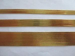 Wachsornament, Verzierwachs, Flachstreifen, 2 mm, gold, Kerze selbst gestalten - Picture 1 of 4