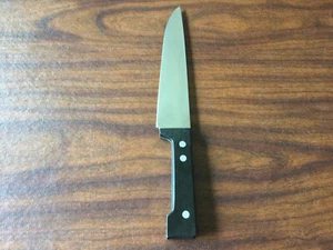 8" Dansk Stainless Steel Kitchen Chef's Knife 3 Rivet Wood Handle Made in Japan - Picture 1 of 2
