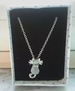 Catenina Acciaio Inox Con Ciondolo Gattino, DISPONIBILE - Foto 1 di 1