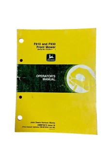 Cortacésped delantero John Deere F910 F930 OMM79675 manual del operador - Imagen 1 de 8