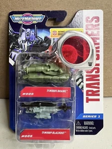 MICRO MACHINES Transformers Series 1 Brawl & Blackout w/ Decoder Brand New! - Picture 1 of 1