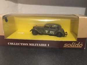 Solido 6023 – Transport Vehicle with Figure – Collection Militaire I - Picture 1 of 3