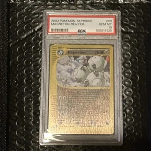 2003 Pokemon Skyridge Magneton 20/144 Reverse Holo Rare PSA 10 Gem Mint! - Picture 1 of 2