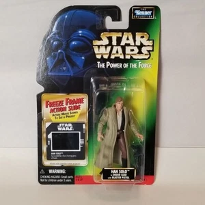 Star Wars PotF ENDOR HAN SOLO Freeze Frame Action Figure 1996 NIB MOC - Picture 1 of 3