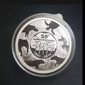 2011 wwf single silver proof With Cert & box well kept - Picture 1 of 3