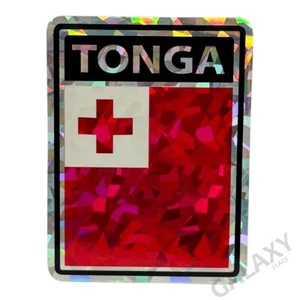 Tonga Aufkleber / Tonga Flagge Sticker / "3 x 4" Tonga Sticker - Bild 1 von 1