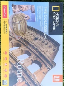 National Geographic Rome Colosseum 3D PUZZLE : NEW 131 Piece Sealed Free Post - Picture 1 of 5