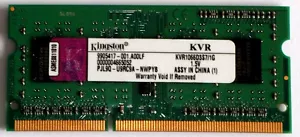 Kingston 1GB 204-Pin DDR3 SO-DIMM DDR3 1066 (PC3 8500) Laptop Memory - Picture 1 of 1