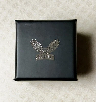 GTHIC винтажный узор драгоценный камень из нержавеющей стали кольцо синий размер 20 новый с коробкой готический - Изображение 1 из 4