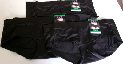 3 Maidenform Dream Hipsters Talla 6 Negro Lunares Estilo DM0003 Foto 1 de 2