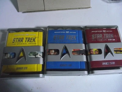 Star Trek The Original Series Seasons 1-3 Complete In Box With Cards Foto 1 de 4
