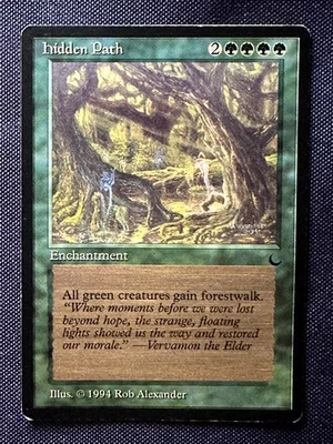 Hidden Path  - 1994 Magic the Gathering MTG The Dark -Near Mint- Free Shipping! - Image 1 of 2