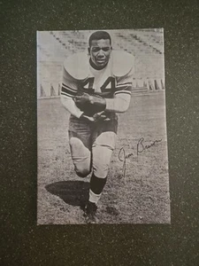 Jim Brown Poster Canvas - Syracuse Orangemen, Cleveland Browns 12x8 - Picture 1 of 4