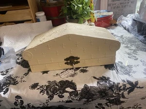 Viktorianische Vintage antike geprägte Elfenbein Waschtisch Kommode Box - Bild 1 von 11