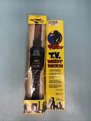 Vintage Dick Tracy TV Watch Wristwatch Disney Band-X - NEW - Image 1 of 4