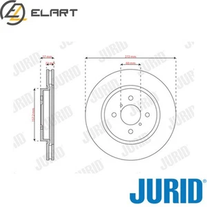2x BRAKE DISC 563816JC FOR SUZUKI SWIFTIV K12B 1.2L 4cyl SWIFT IV - Picture 1 of 7