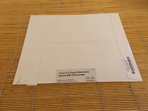 NEW Cisco FL-HSEC-PAK-K9 NEU OVP UNGEÖFFNET - Bild 1 von 1