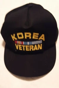 Vintage 2. Weltkrieg Korea Veteran HMC Ehrungen Druckknopflasche Mütze - Bild 1 von 7