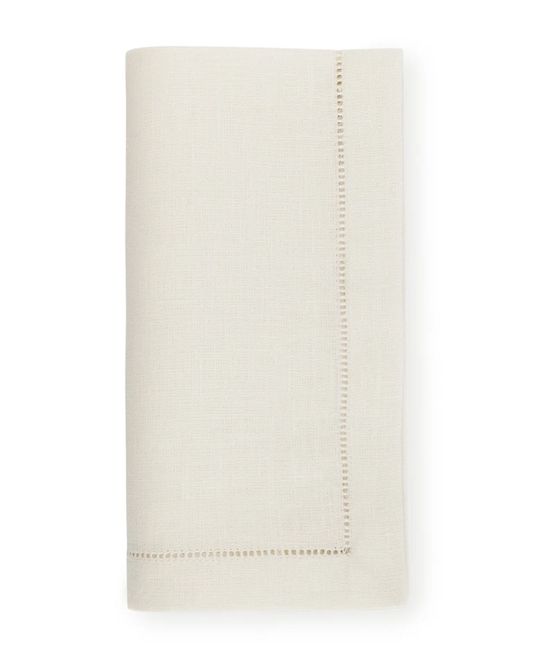 Juego de 4 servilletas de cena Sferra Festival ostra crema lino Foto 1 de 1