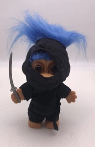 Russ Troll Doll Ninja Blue Hair - Picture 1 of 4