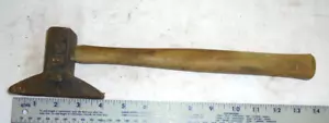 LITTLE USED ABC BLACKSMITH'S FLATTER HAMMER w/NARROW FACE-ANTIQUE HAND TOOL - Picture 1 of 5