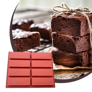 Silicone Chocolate Mold Soft Pudding Mould 8-Cavities Chocolate Making agreeable - Picture 1 of 8