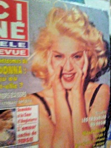 A VINTAGE COPY OF THE FRENCH MAGAZINE CINE REVUE fea. AN ARTICLE ON MADONNA - Bild 1 von 4