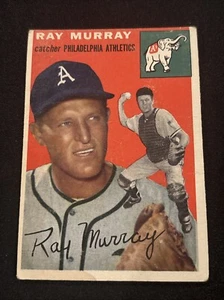 1954 Topps #49 Ray Murray White Back Athletics GOOD (CREASE) - Picture 1 of 2