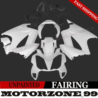Unpainted ABS Plastic Fairings Bodywork Kit For Honda VFR800 VFR 800 2002-2012 Foto 1 de 4