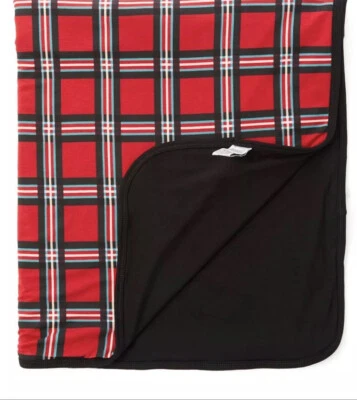 Nuevo Kickee Pantalones Rojo Cochecito Bebé Manta Navidad Vacaciones X2 Capas Foto 1 de 4