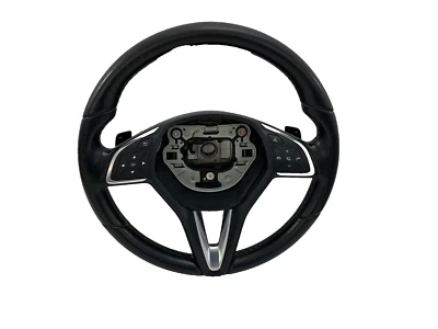 Volante 2017 INFINITI QX30 couro preto A09146001039E38 fabricante de equipamento original - Imagem 1 de 4