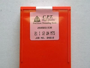 Placas para fresado roscado de C.P.T., 21 I 12 UN MT 5 - Imagen 1 de 2