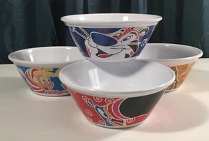 4 Kellogg’s Cereal Bowls Glow in the Dark Mini Wheats Tony Tiger SCP Toucan Sam - Picture 1 of 12