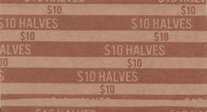 20 HALF DOLLAR FLAT COIN WRAPPERS THAT HOLD 20 HALF DOLLARS EACH - Picture 1 of 1