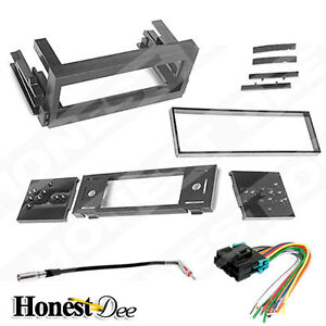 99-3002 Single Din Radio Install Dash Kit & Wires for GM, Car Stereo Mount