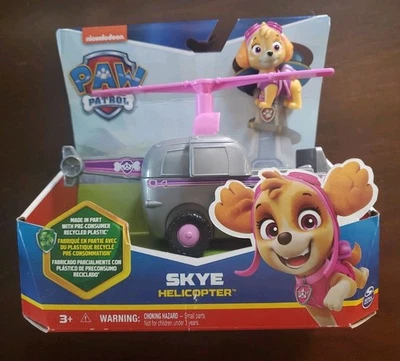 Nuevo Paw Patrol Skye Action Helicóptero Vehículo Perro Figura Nickelodeon Sky Chopper Foto 1 de 2