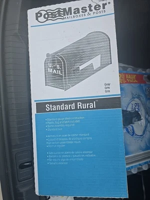 Buzón Rural Vintage Nuevo de Lote Antiguo Acero Galvanizado Acanalado City Corp Modelo 1-1 EE. UU. Foto 1 de 4