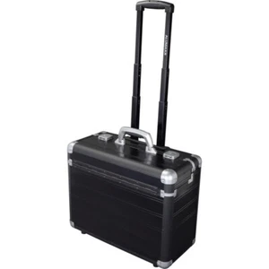 Aluminium-Pilotenkoffer mit Schloss-System Alumaxx Discovery schwarz Trolley - Bild 1 von 1