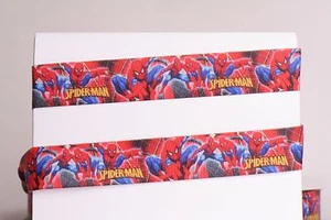 SPIDERMAN SUPERHERO THEME 7/8" Grosgrain Ribbon 1,3, 5, 10 Yards SHIP FROM USA - Picture 1 of 1