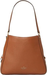 Kate Spade Leila Medium Triple Compartment Shoulder Bag - Warm Ginger-WKR003344 - Picture 1 of 4