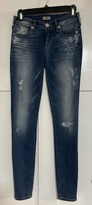 True Religion Damen Jeans Gr. 25 Casey Low Rise Super Skinny ~ Schrittlänge 29" ~ Neu ohne Etikett - Bild 1 von 4