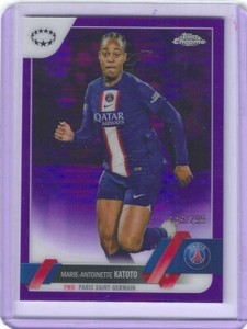 2022-23 TOPPS CHROME WOMENS MARIE-ANTOINETTE KATOTO #9 PURPLE #146/299 PSG