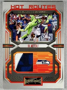 Panini Playbook 2022 DK Metcalf Hot Routes Gold/99 #HR-3 - Imagen 1 de 2