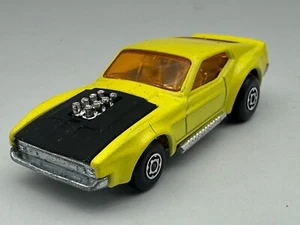 Matchbox Superfast #44 Boss Mustang, Yellow, 1:64 - Picture 1 of 10