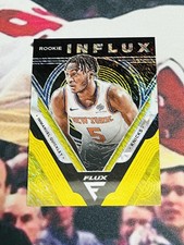 2020-21 PANINI FLUX IMMANUEL QUICKLEY INFLUX GOLD SHIMMER PRIZM ROOKIE RC 7/10